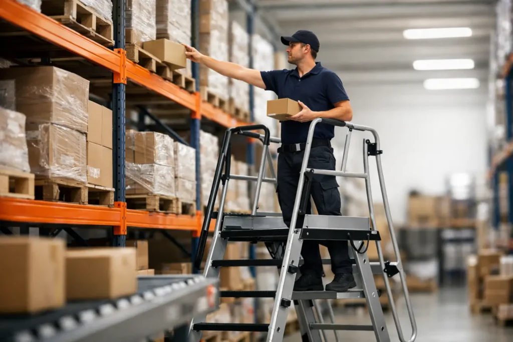 De beste trap voor orderpicken op de werkvloer