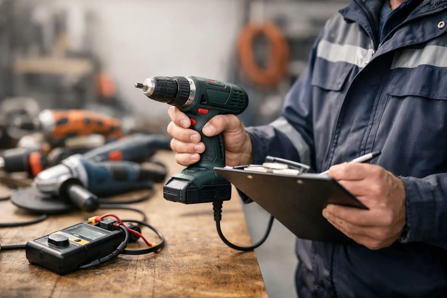 Elektrisch gereedschap laten keuren voor veilig werk