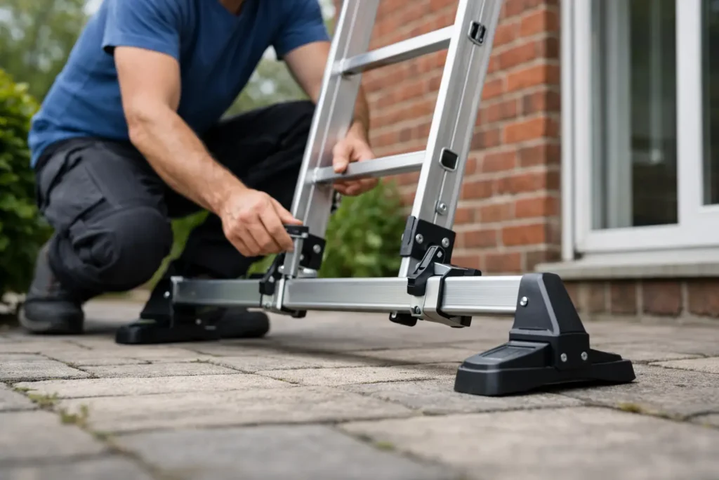 Ladder stabilisator monteren voor meer veiligheid