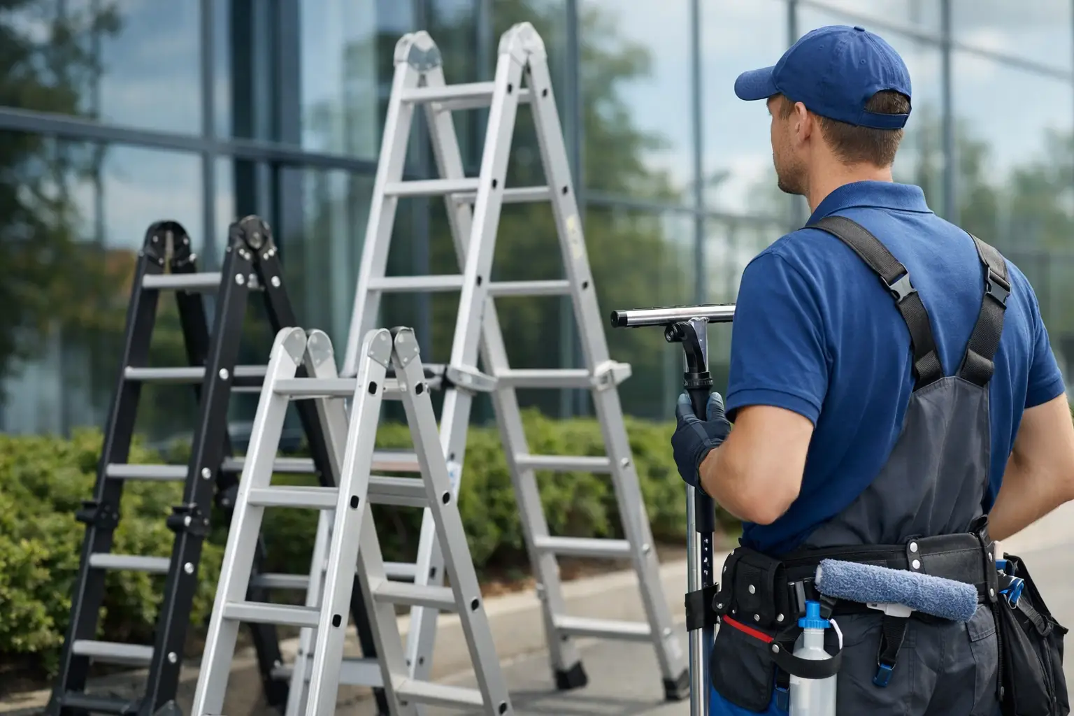 Welke ladder voor glazenwasser? Kies veilig