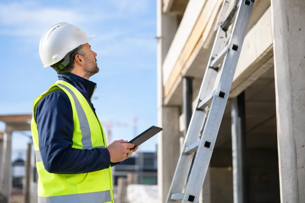 Ladderinspectie bij bouwproject goed geregeld