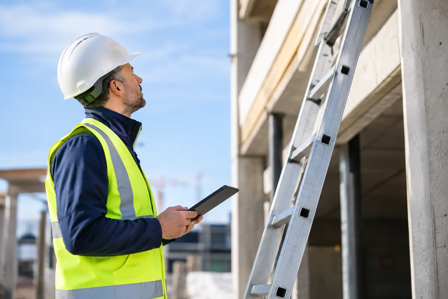 Ladderinspectie bij bouwproject goed geregeld