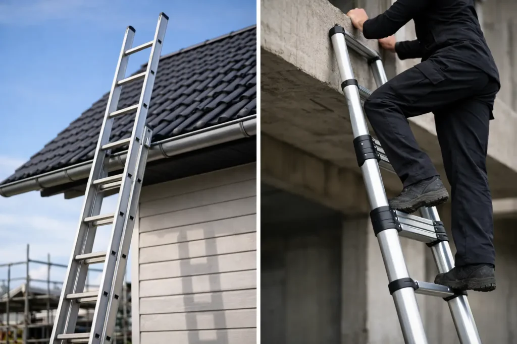 Opsteekladder versus optrekladder kiezen