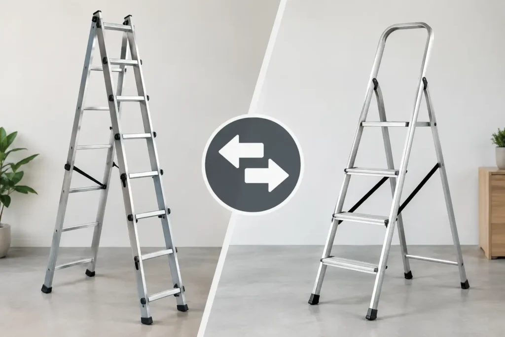 Opsteekladders versus reformladders vergelijken
